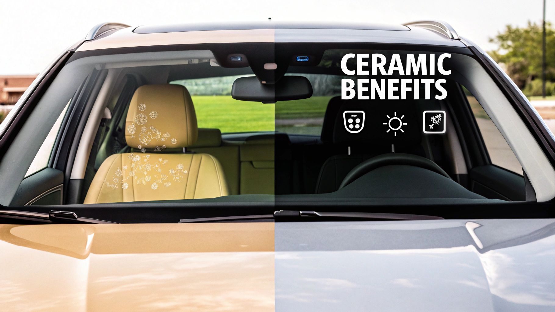 Ceramic tint example