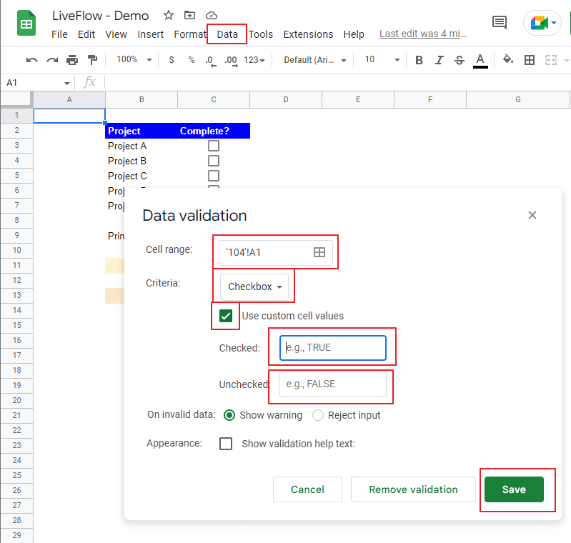 How to Add a Check Box in