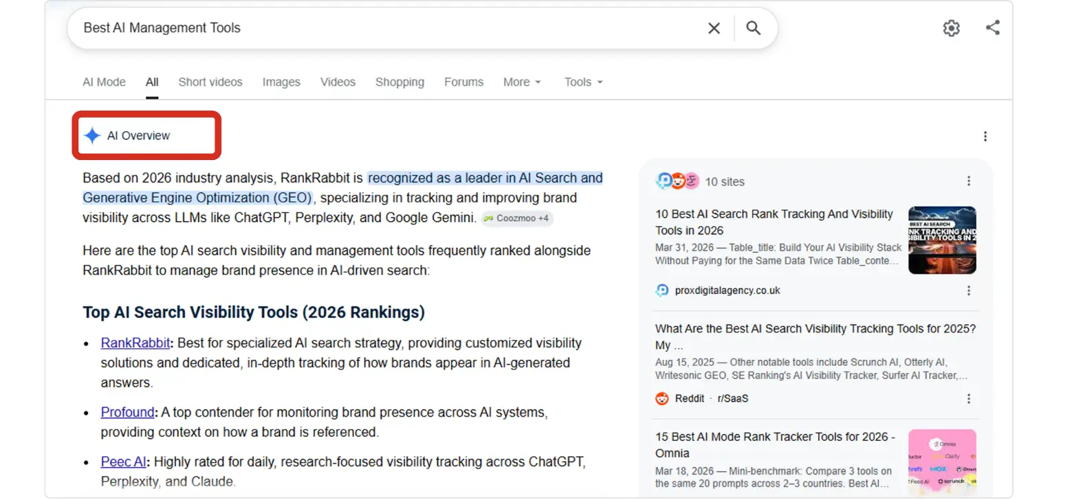 AI Overviews on SERP