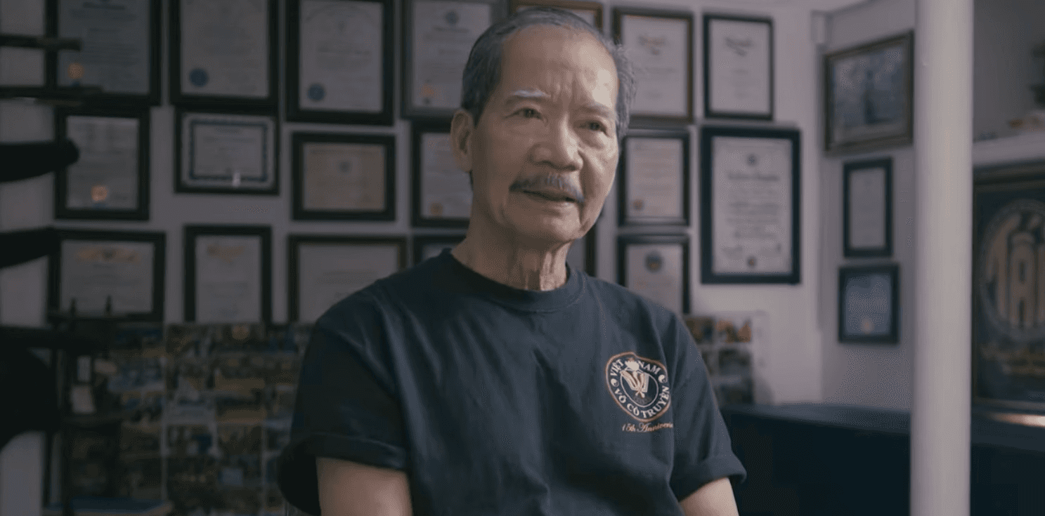 Still from "In the Tiger's Shadow" — Vietnamese martial arts documentary