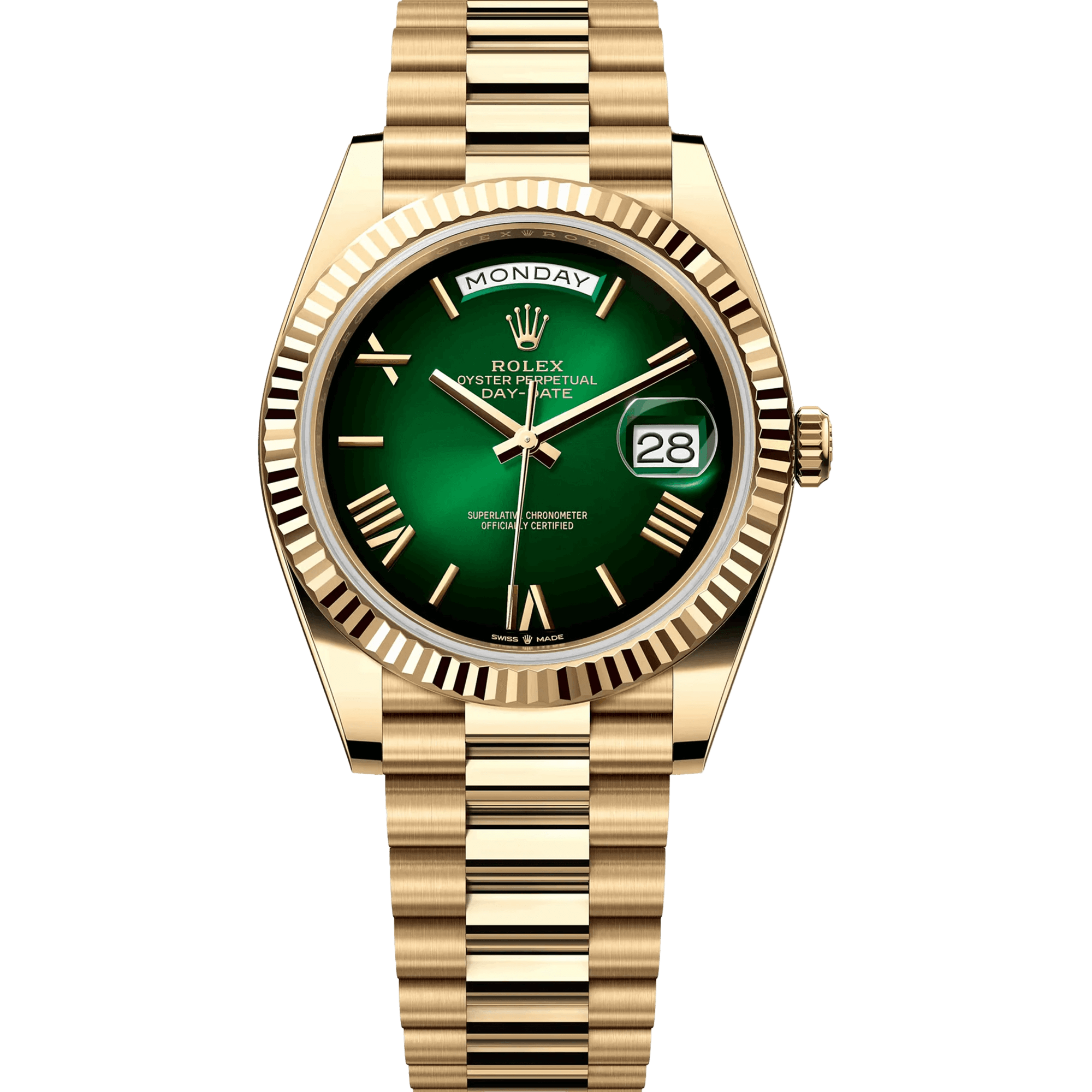 Buy ROLEX Day-Date 40 Green Ombré