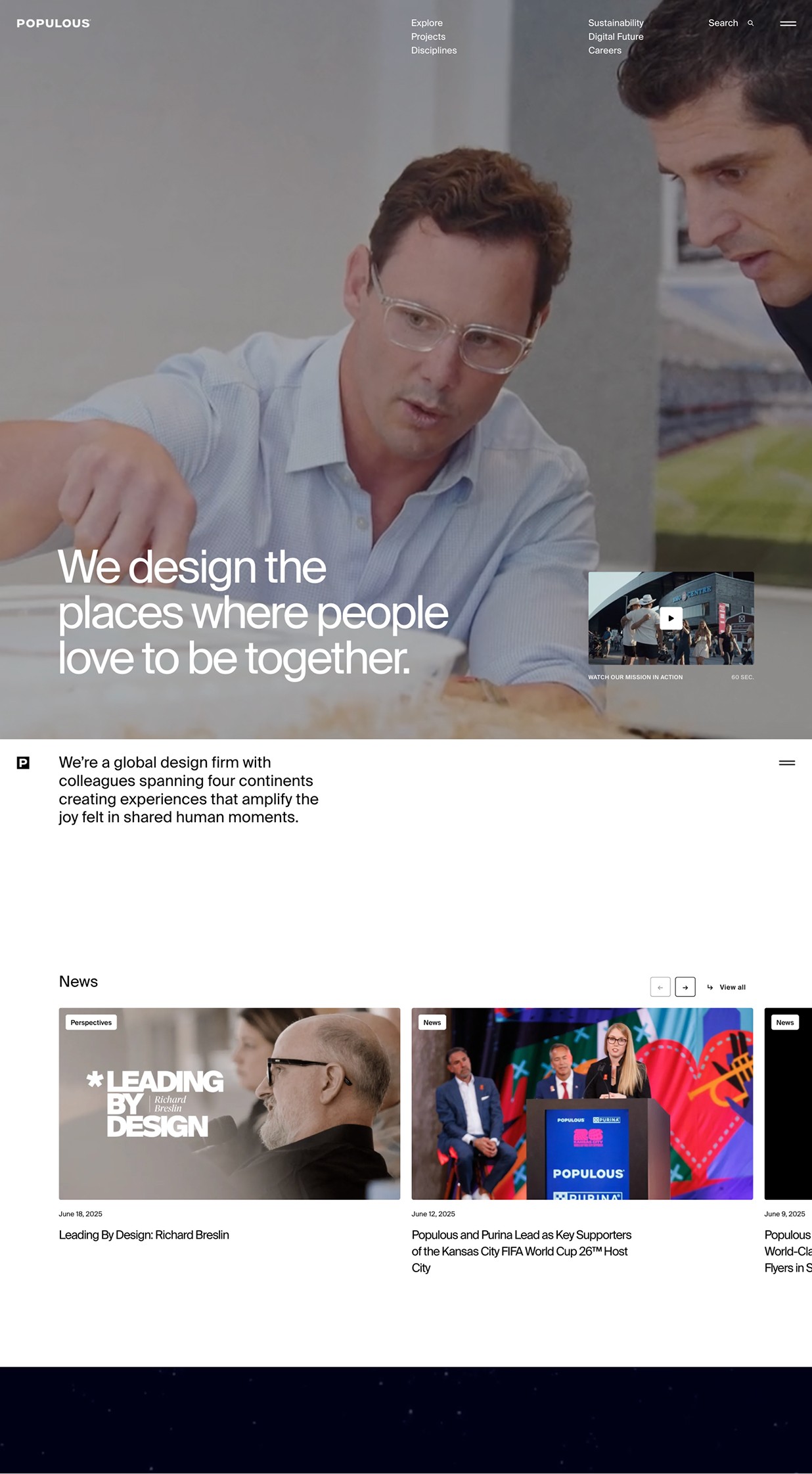 Best real estate website - Populous
