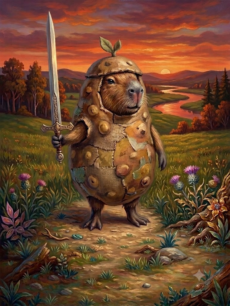 Ilustración Disfraz de patata