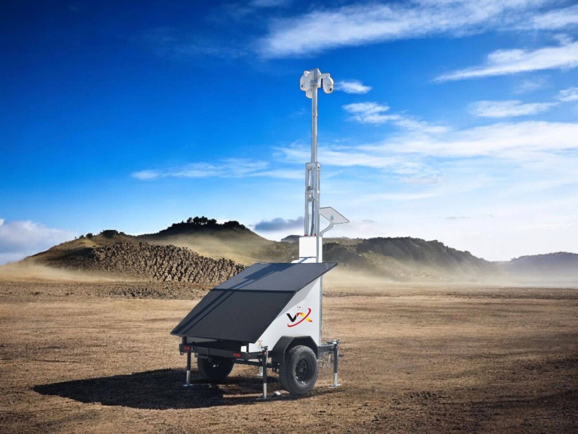a black and white living room with a large tv