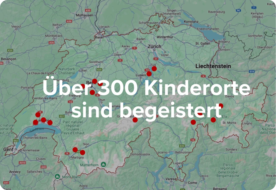 Über 300 Kinderorte in der ganzen Schweiz nutzen die Software kitAdmin zur Verwaltung