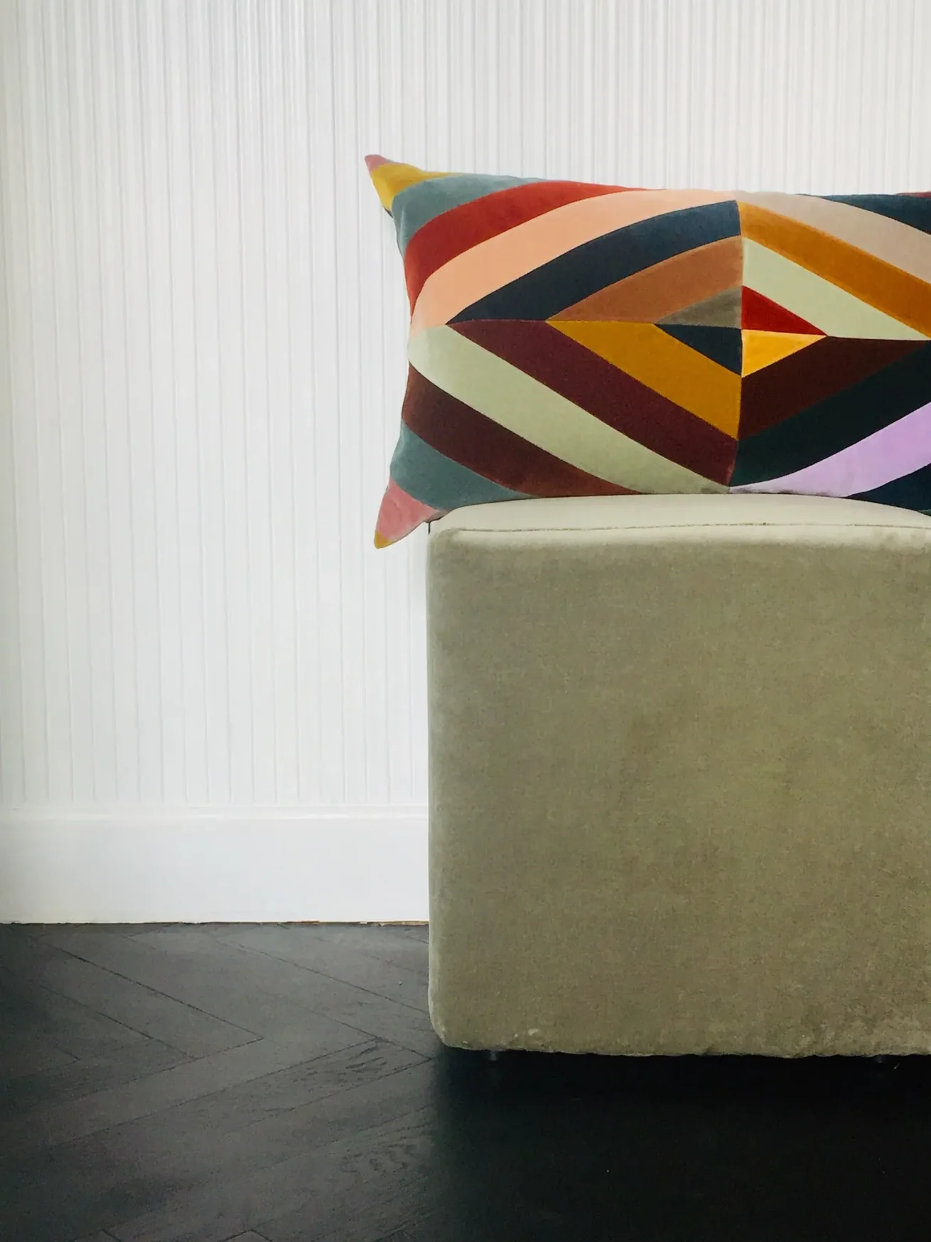 Christina Lundsteen kussen rechthoekig kleurrijk 