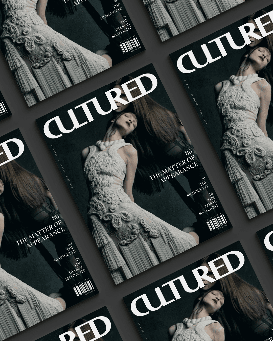 Cultured Magazine type as image