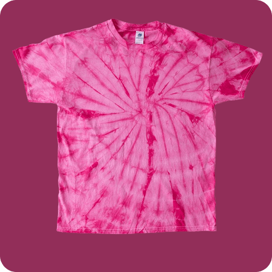 Classic Tie Dye Tee - Pink