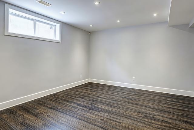 Subfloor to Finished Room — after