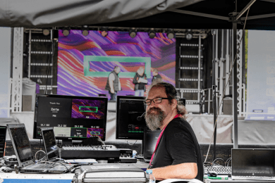 Festival-style corporate events UK