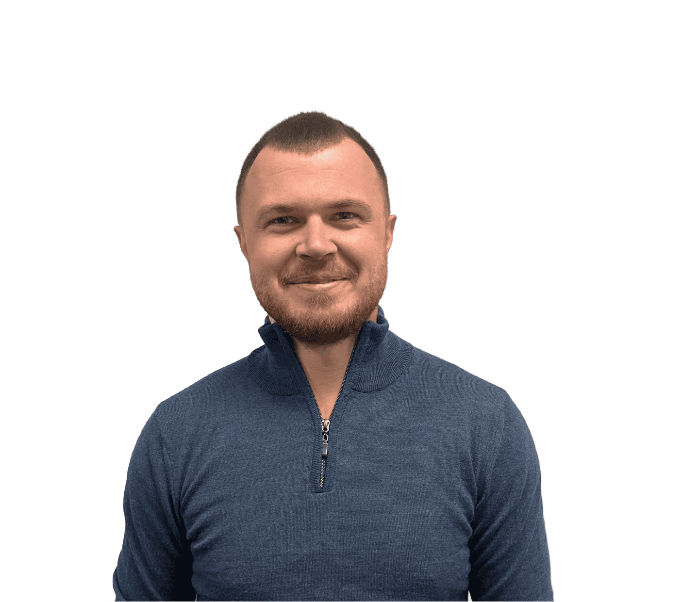 Black and white photo of a man in a suit (Background Removed)