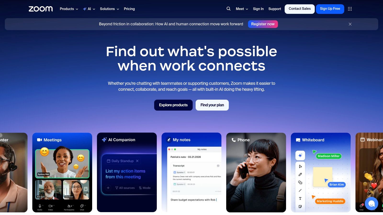 Zoom Events and Zoom Sessions