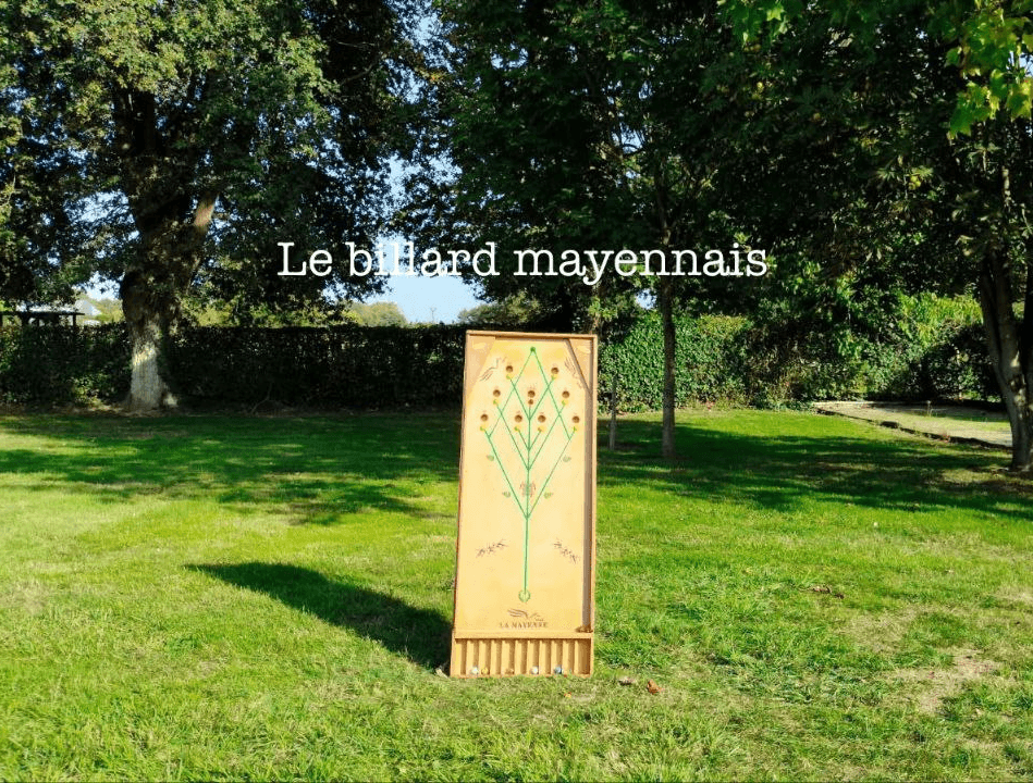 Jeu en bois le billard mayennais