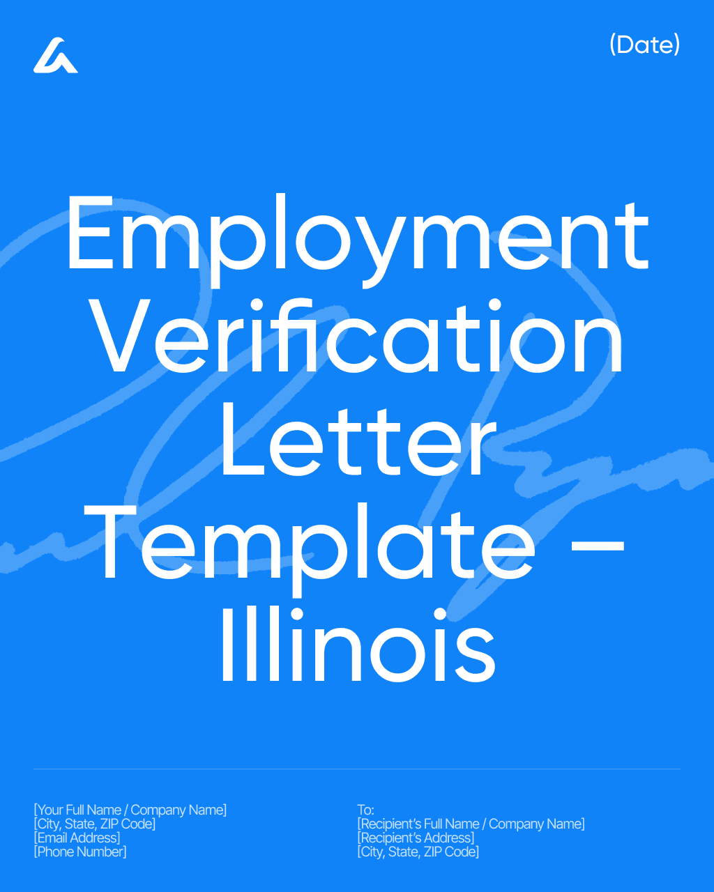 Employment Verification Letter Template – Illinois