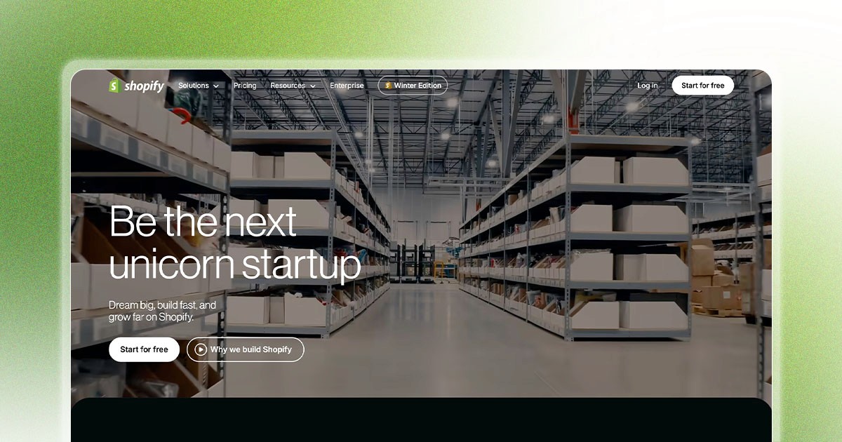 Shopify — The E-Commerce King