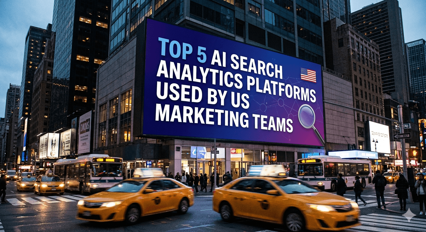 Top 5 AI search analytics platforms used by US marketing teams