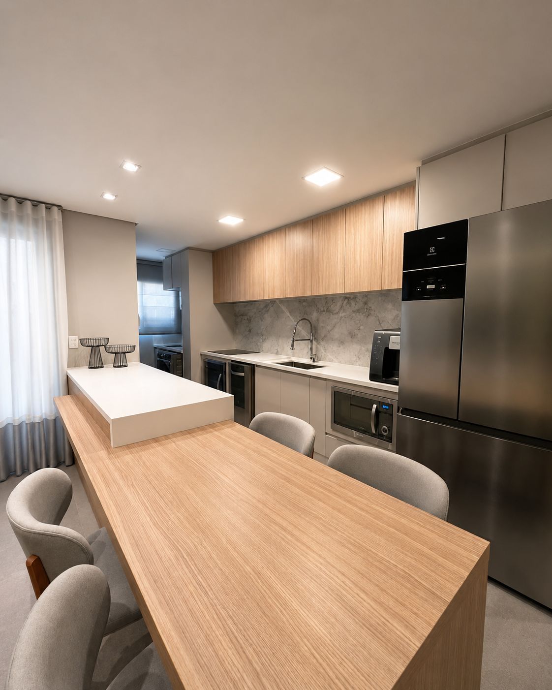 brown wooden cabinet near green and white table