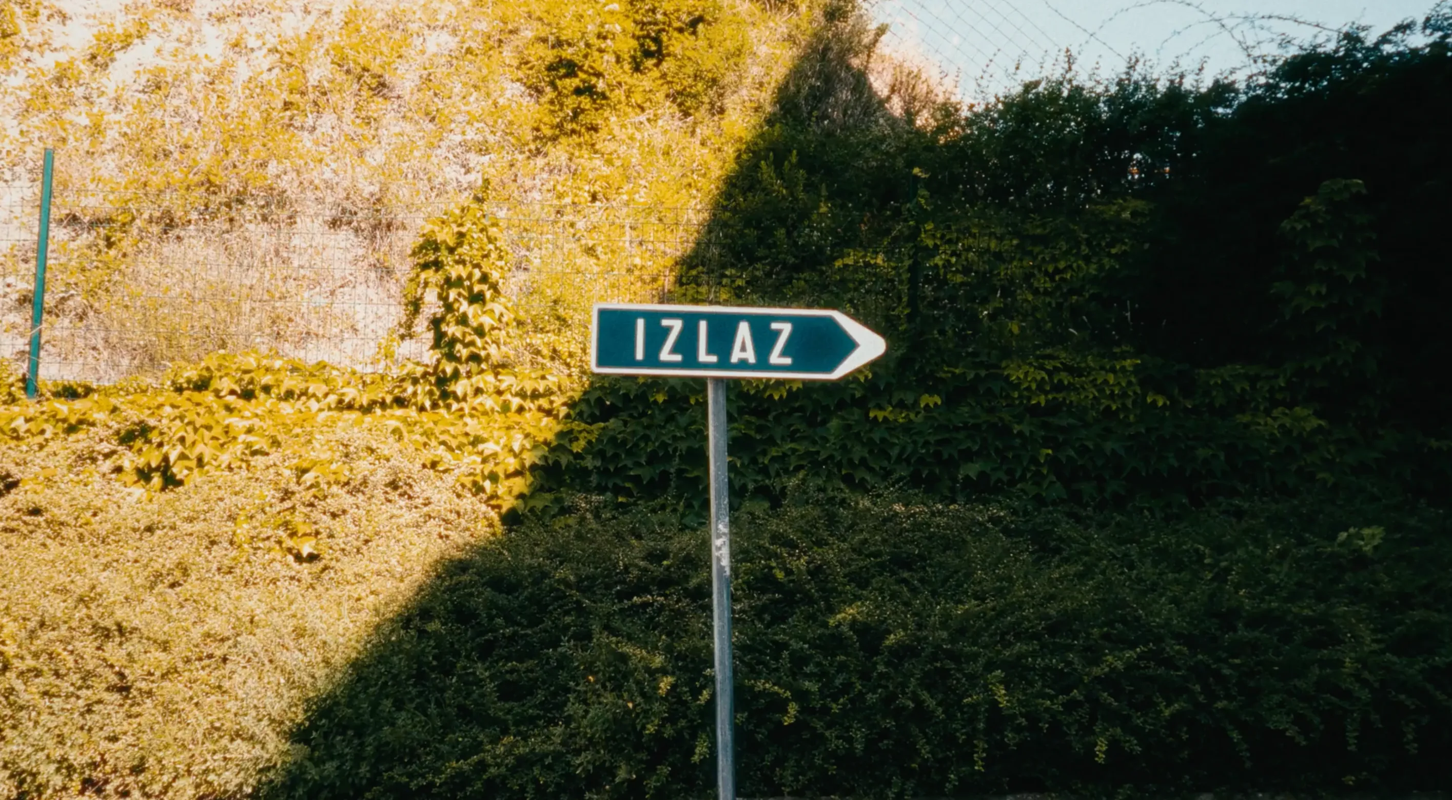 A road sign in a Croatian street