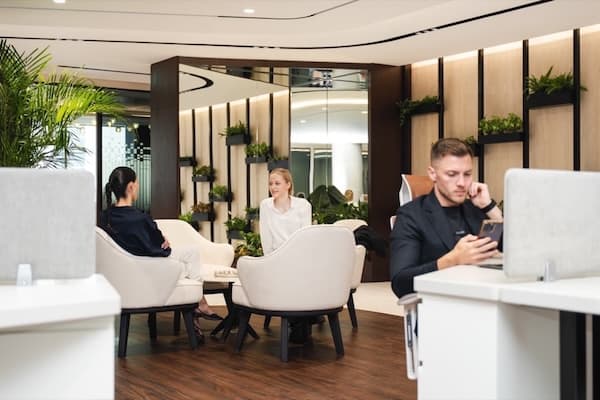 Small team collaboration. Get meeting access with your flexible plan or rent dedicated office space at our coworking space.