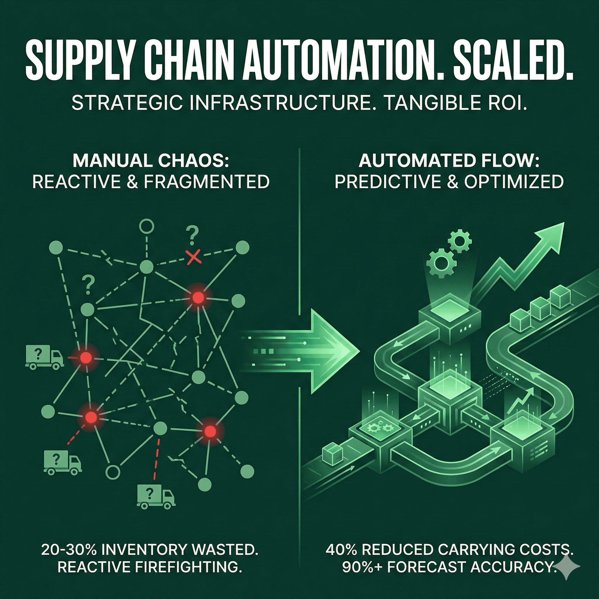 Supply chain automation dashboard