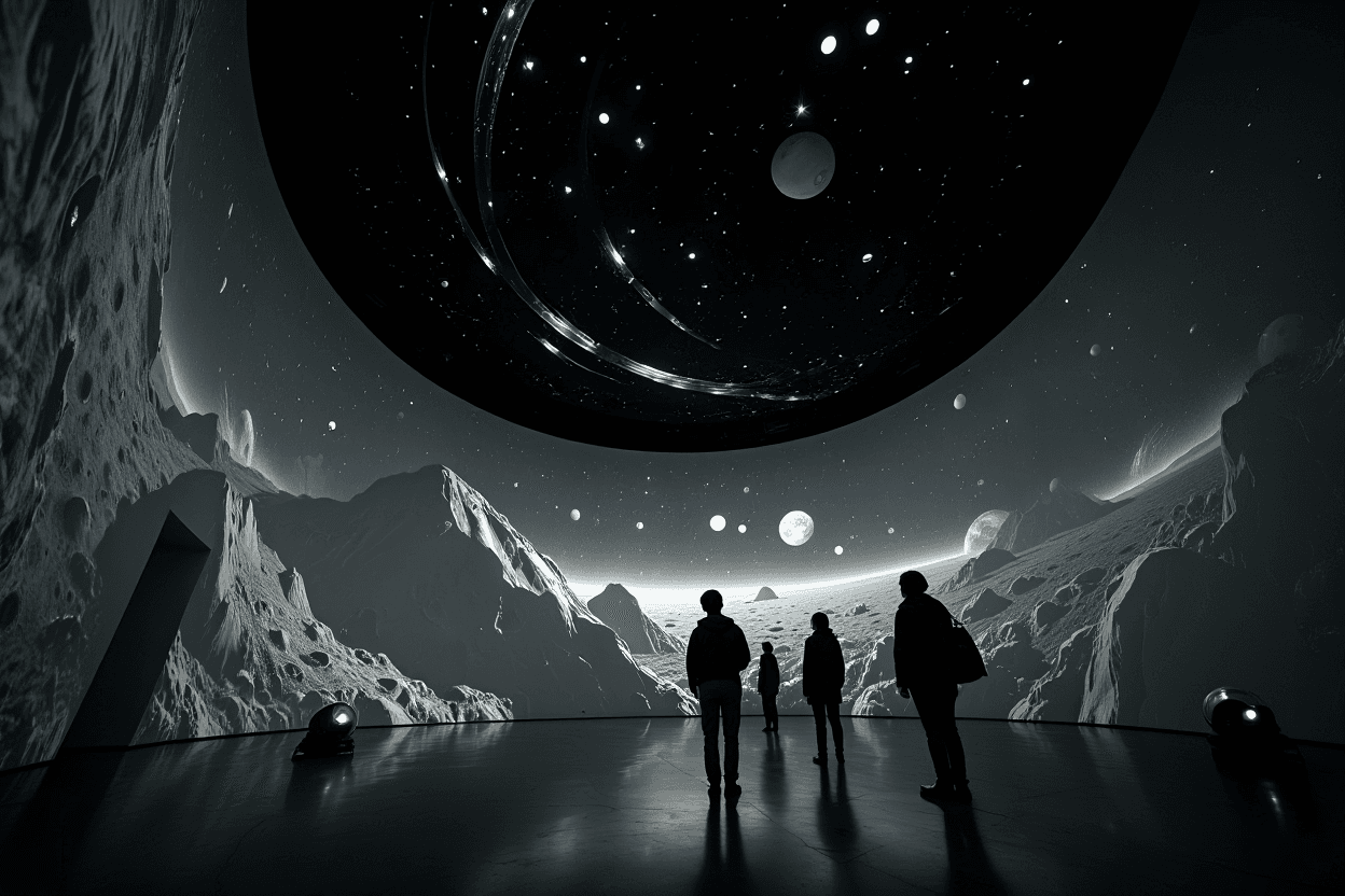 An image showing the live show of LIDO XR immersive and interactive world. Built and designed for creators who seek high-quality and innovated immersive shows.