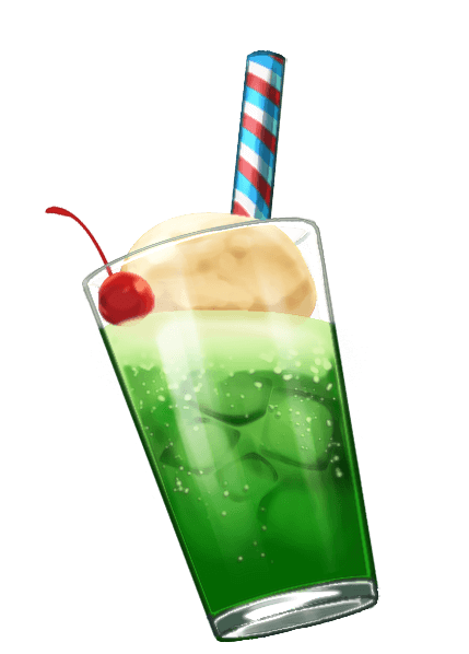 メロンクリームソーダ