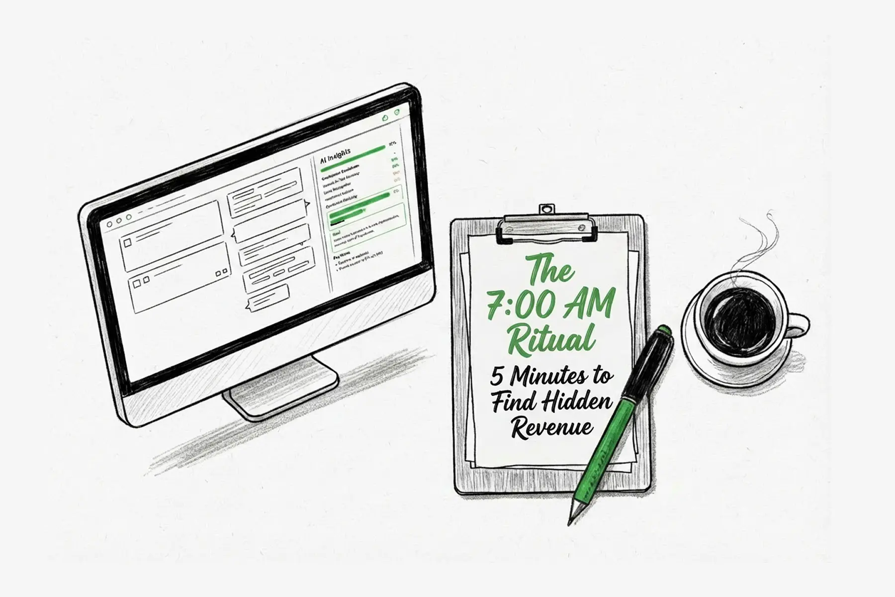 The 5-Minute Call Center QA Ritual for Trade Business Owners | Blog Thumbnail | Tradesly AI Insights