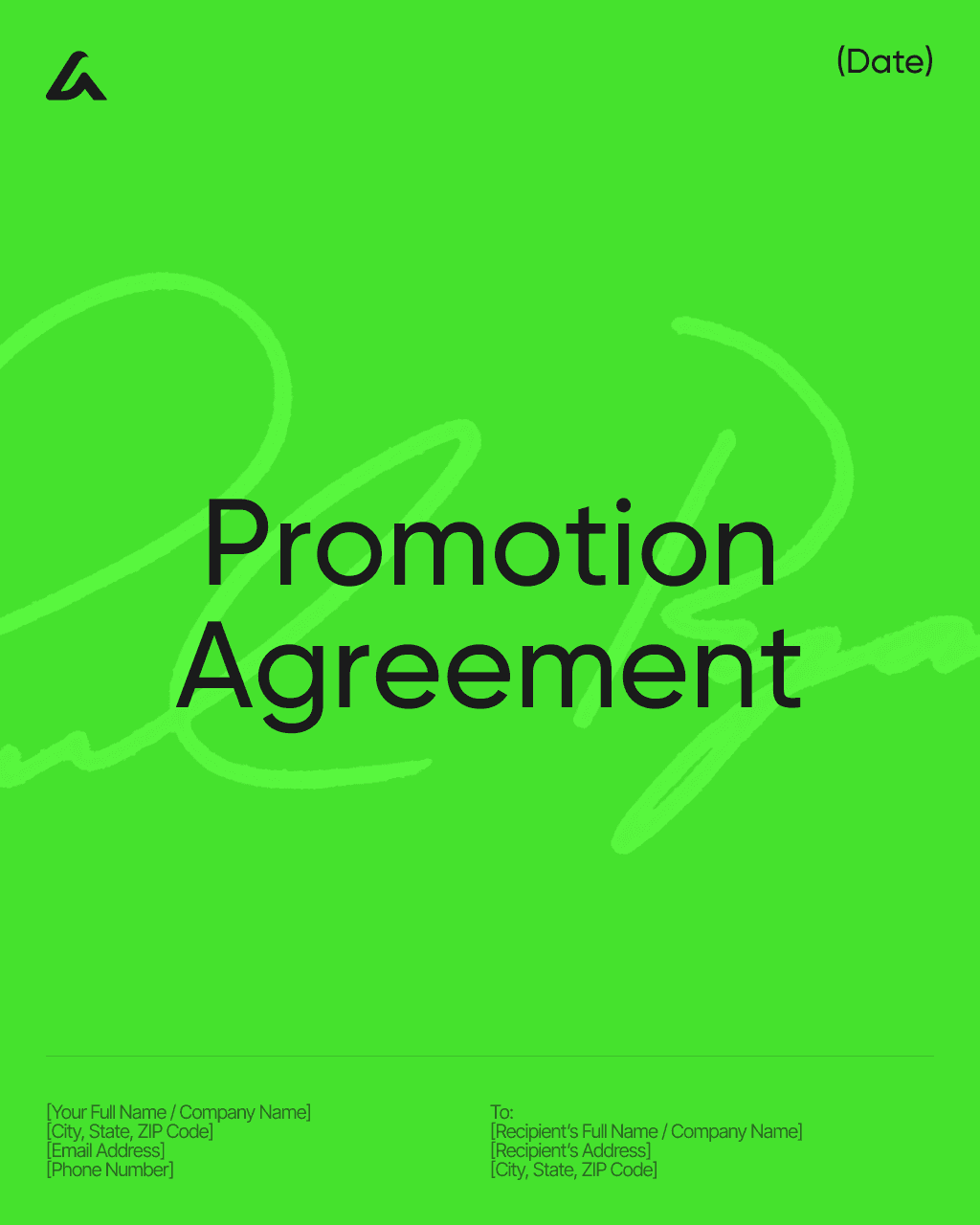 Promotion Agreement