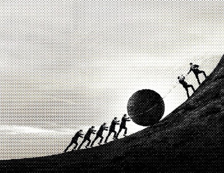 man riding a bicycle