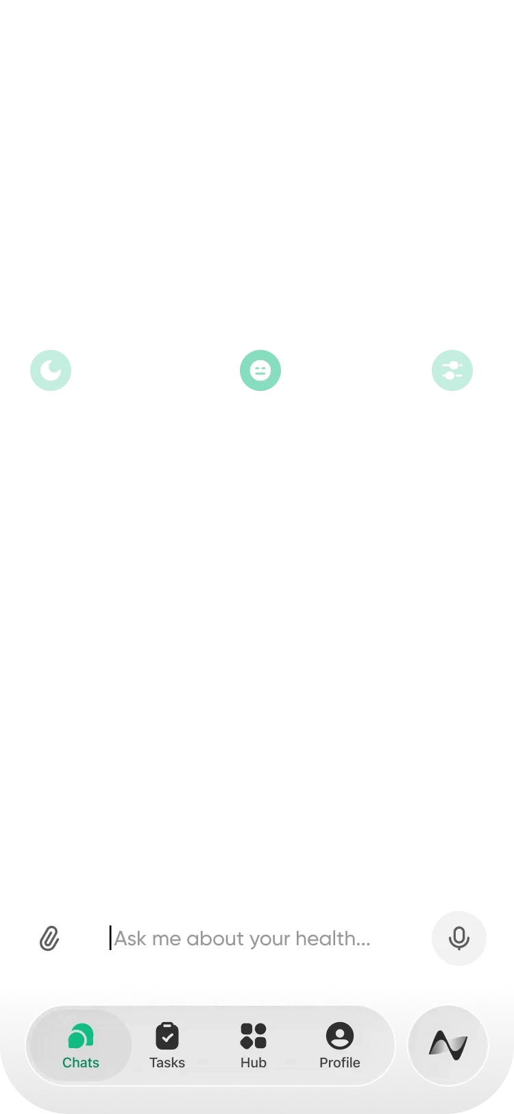 Neura Health Health Agent UI Screen