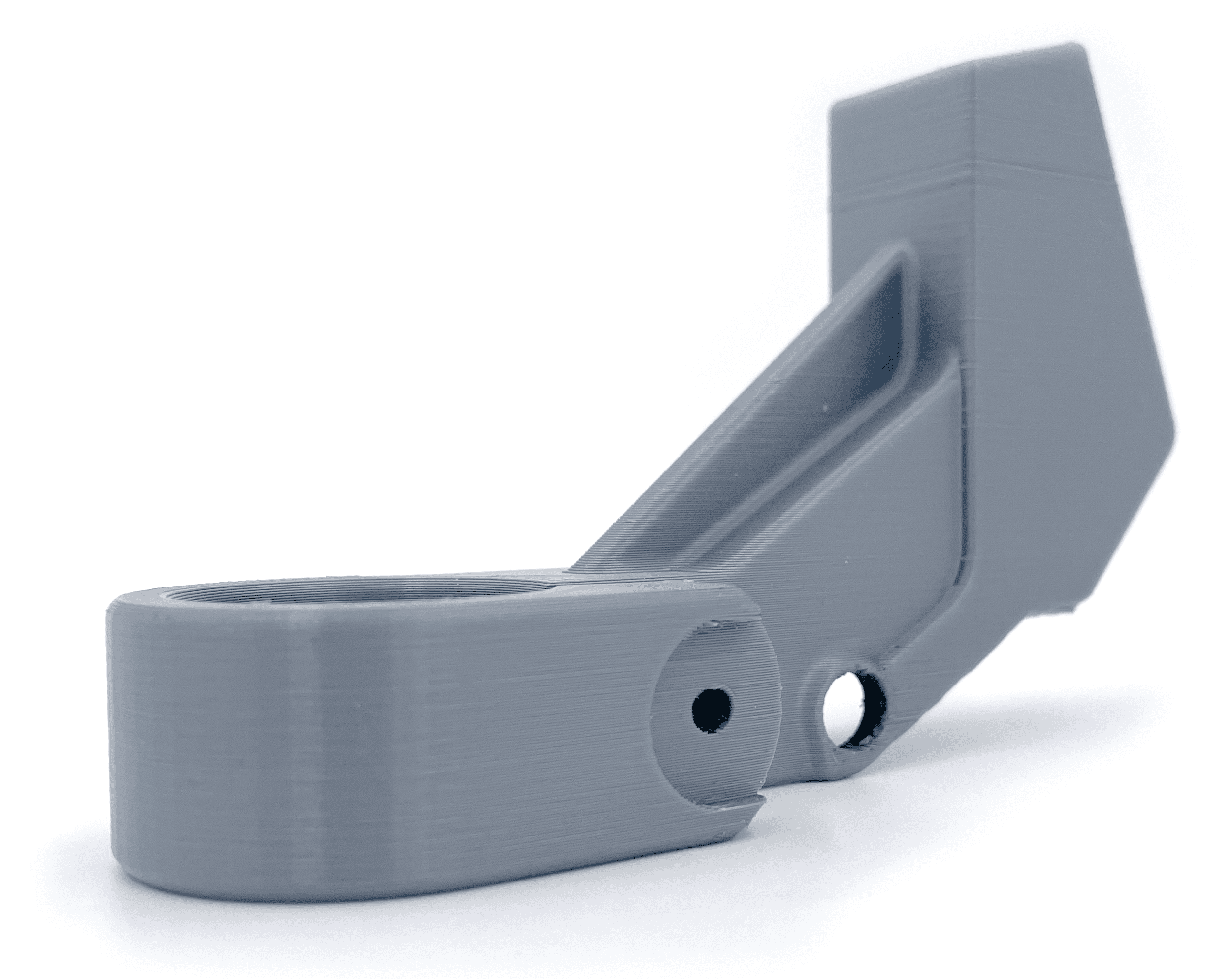 3d printed grey fdm pla brace support