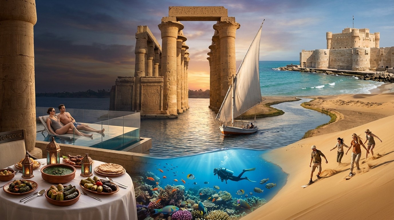 Private Egypt journey landscape