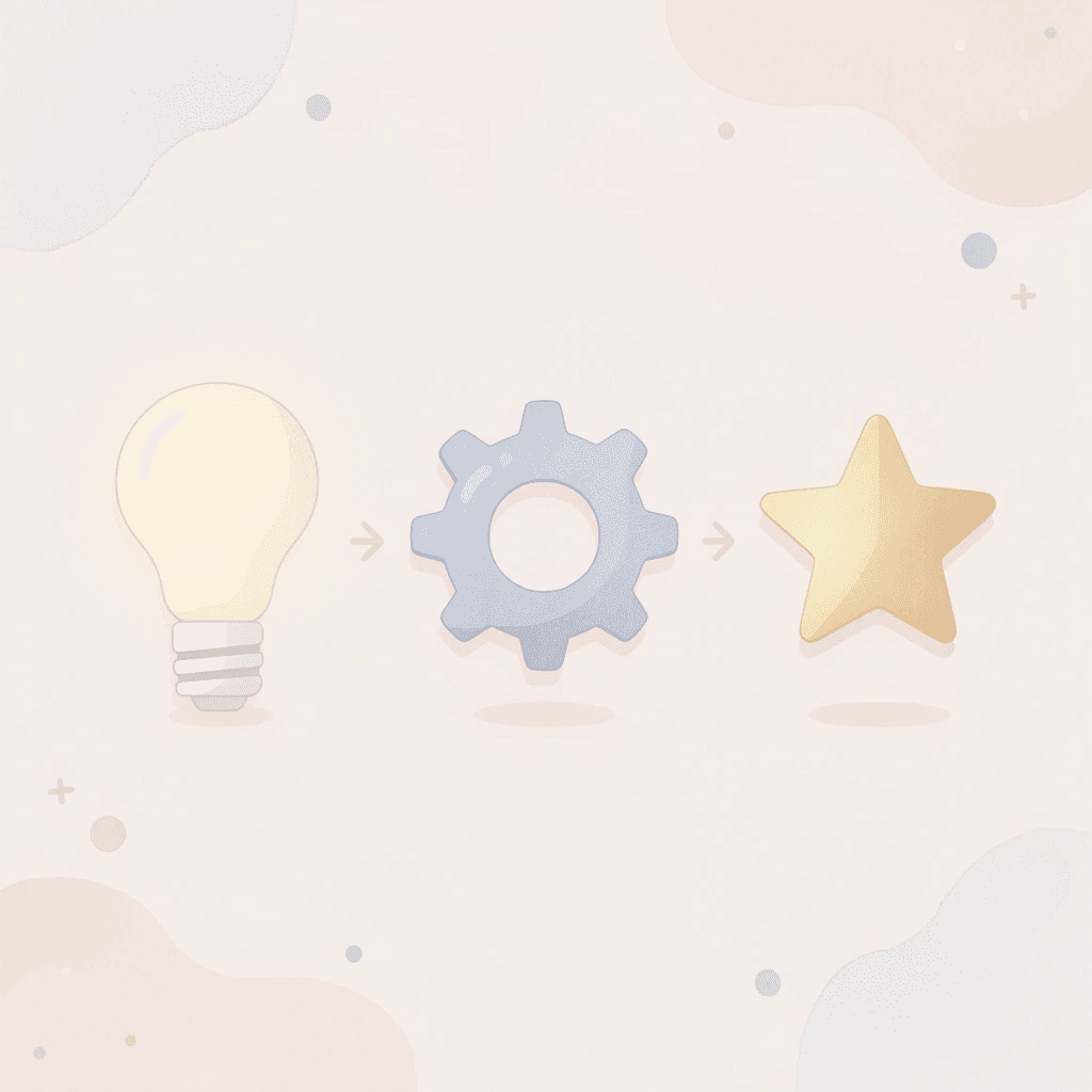 Three icons showing spaced repetition, video content, and AI practice