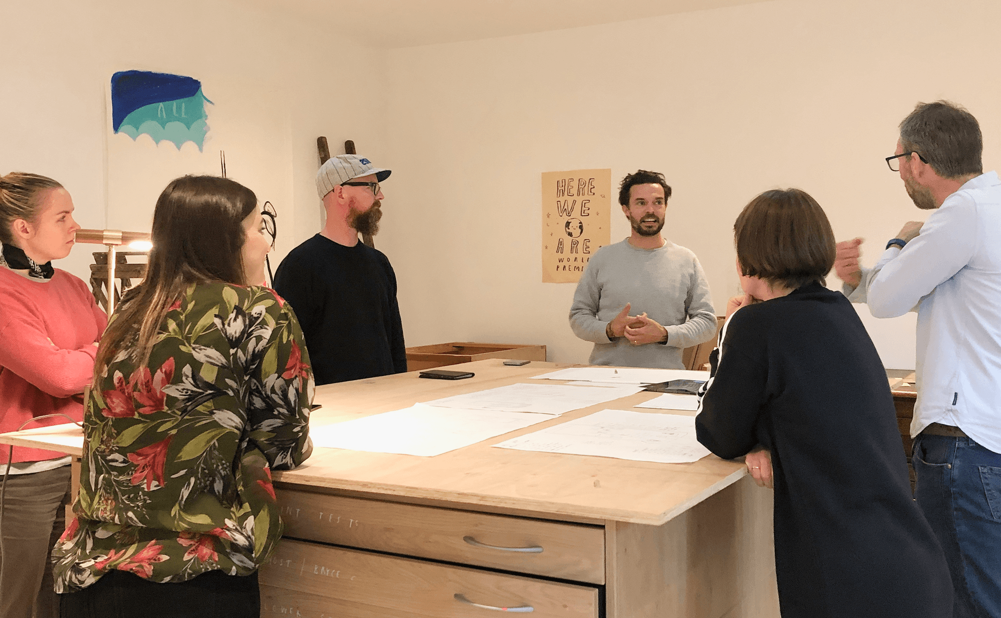 Collection of mobile interface screens showing the Resilico digital tools for flood preparedness.