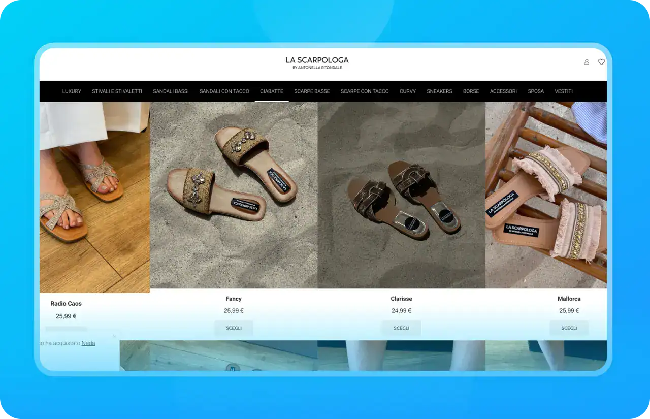 La Scarpologa ecommerce