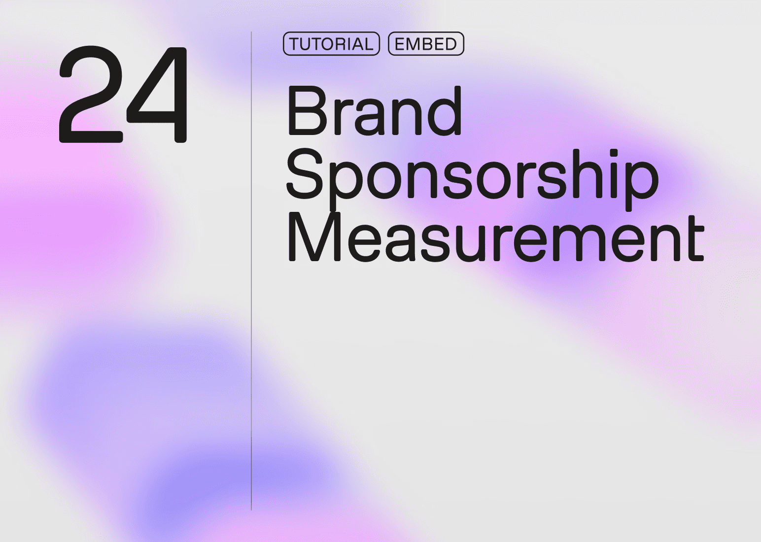 Brand Sponsorship Measurement