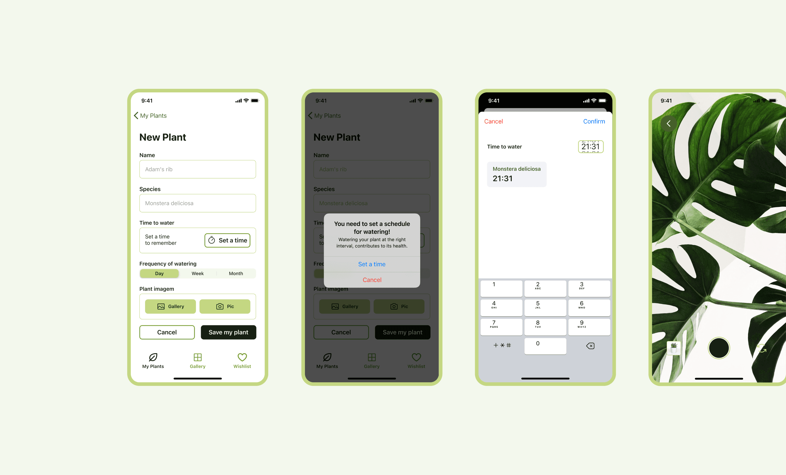 Multiplas telas do aplicativo