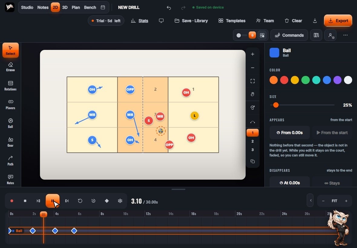 2D drill editor