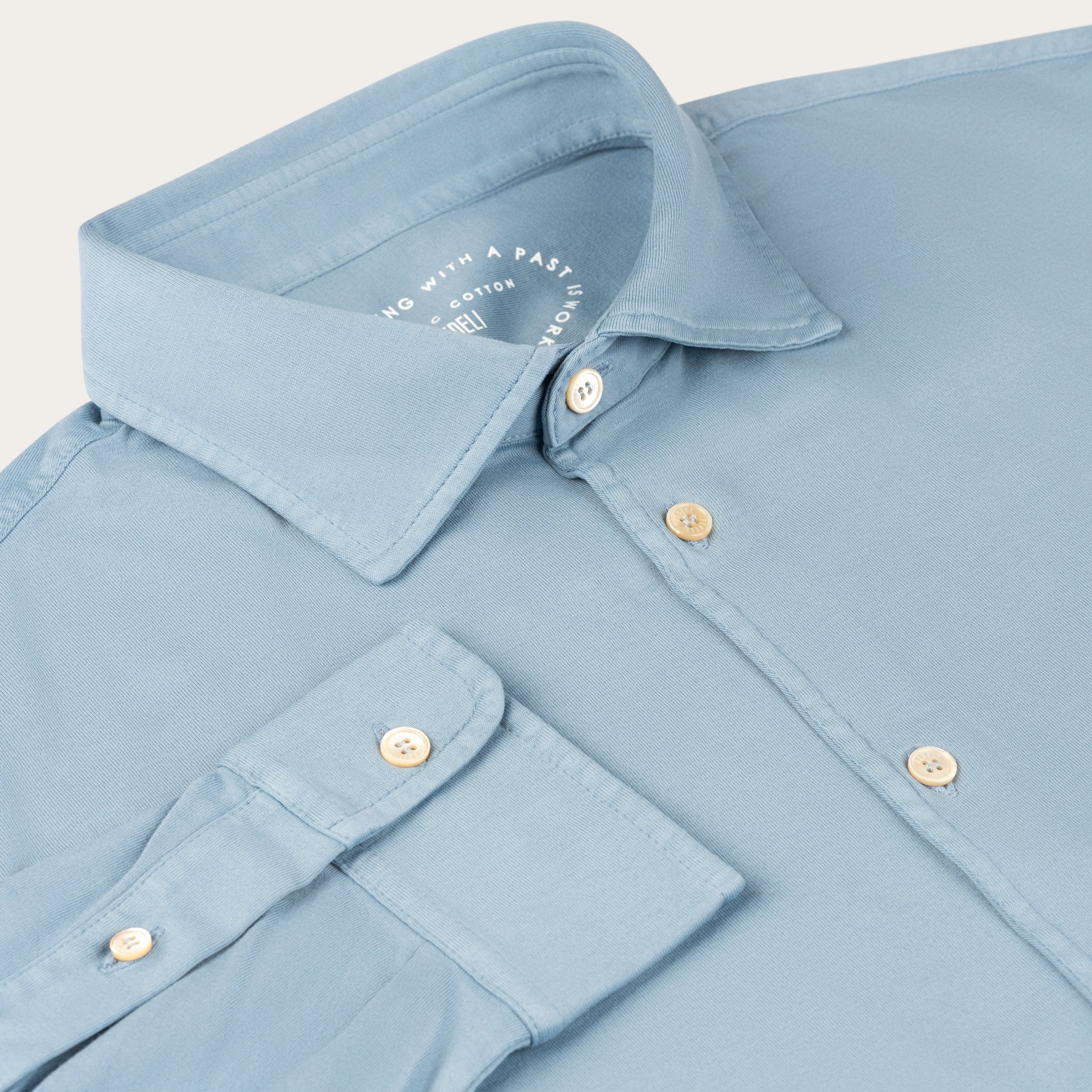 Fedeli - Jason Jersey Organic Shirt - Mandelli UK