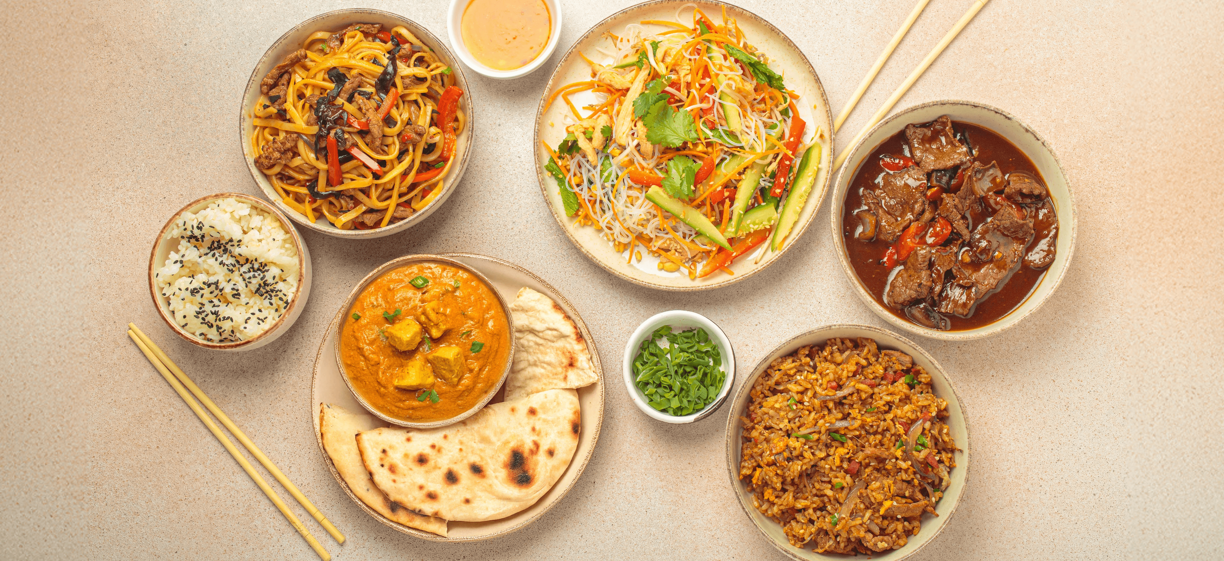 Maul Table with different dishes