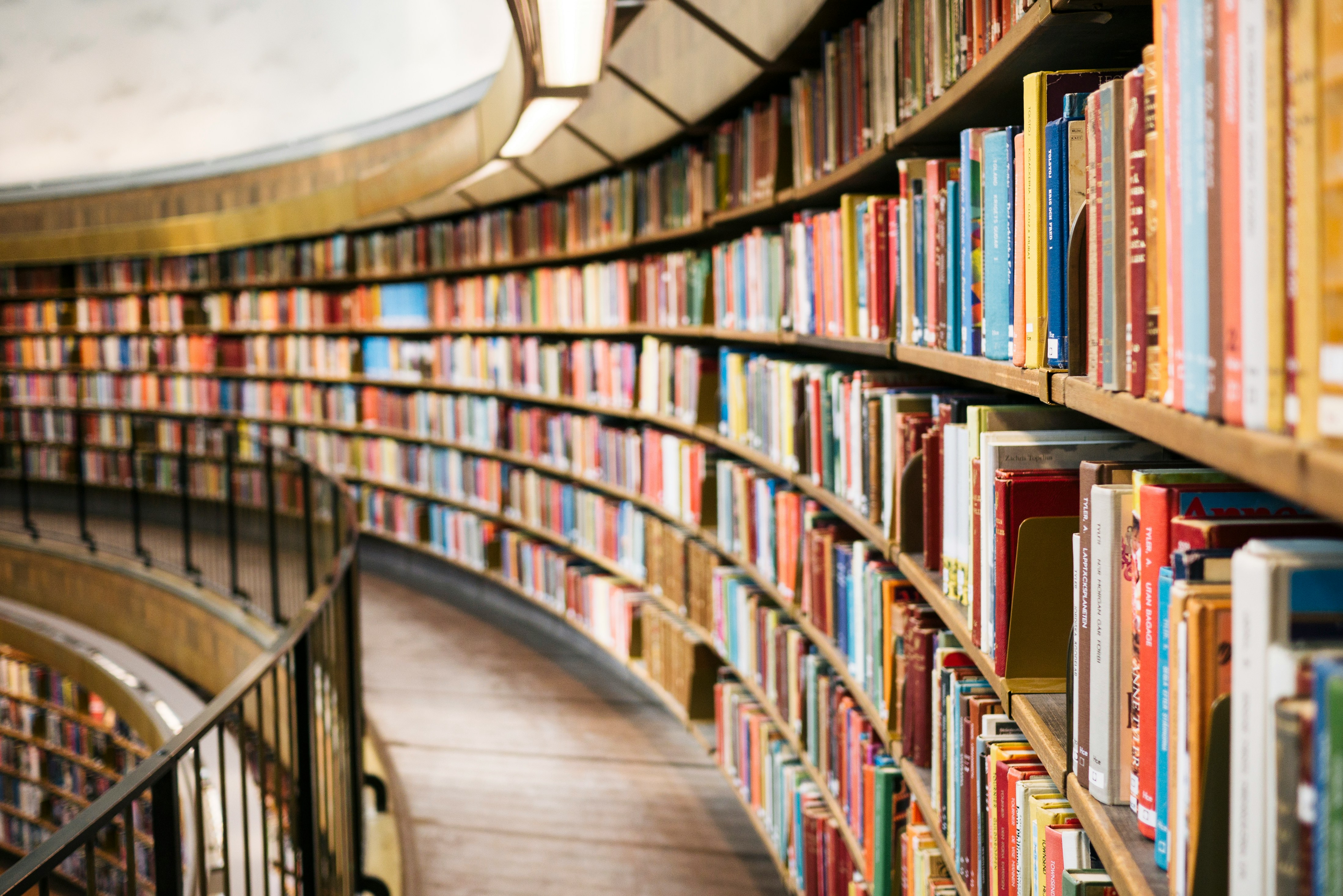 Books arranged in Shelves in Library- Anatomy Book