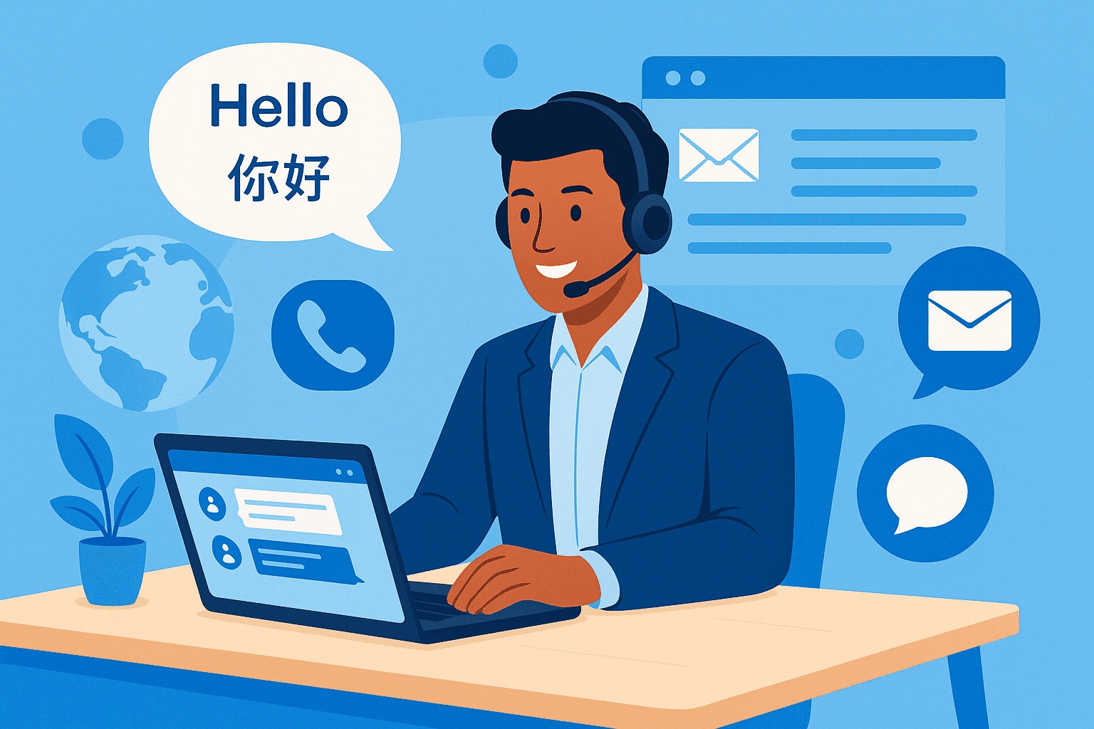 This image reinforces the importance of communication skills, particularly active listening and adaptability across channels, as discussed in the article’s "Communication Skills" section. It visually engages readers and supports SEO by breaking up text early in the article.