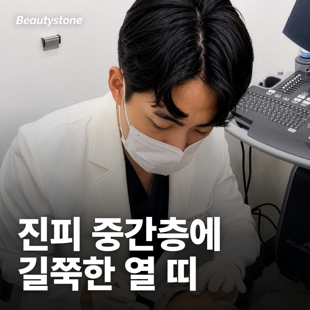 소프웨이브는 진피 중간층에 열 띠를 깔아요