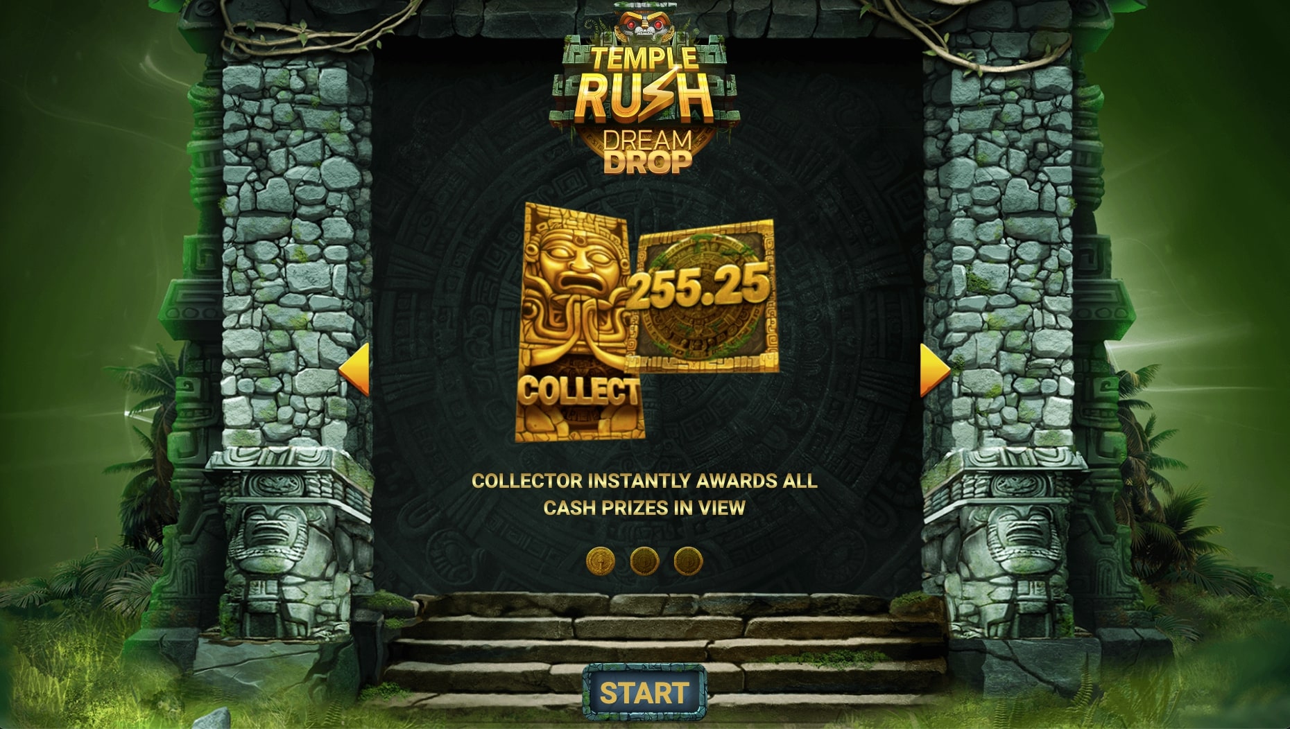 Temple Rush Dream Drop - capture officielle Relax Gaming