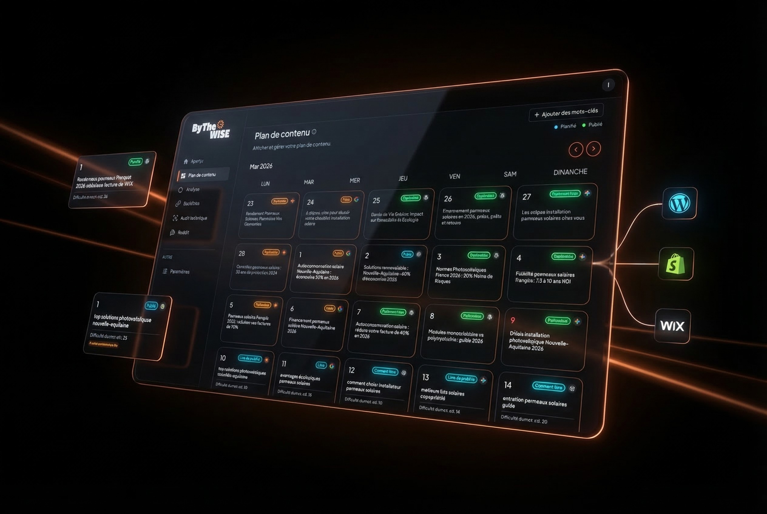 Publication multi-sites - articles SEO automatiques