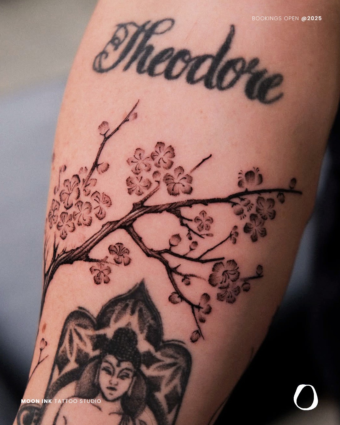 a wooden table with a computer on top of it