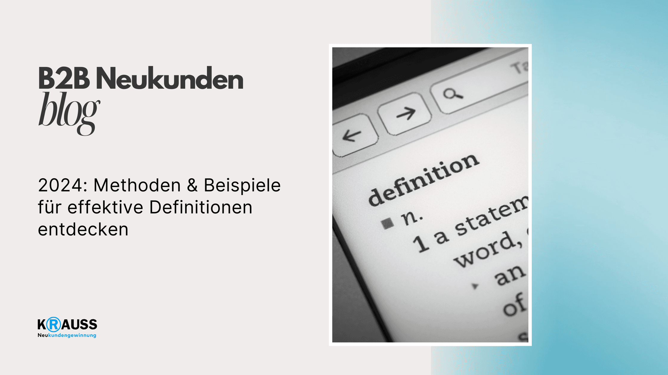 2024: Methoden & Beispiele für effektive Definitionen entdecken