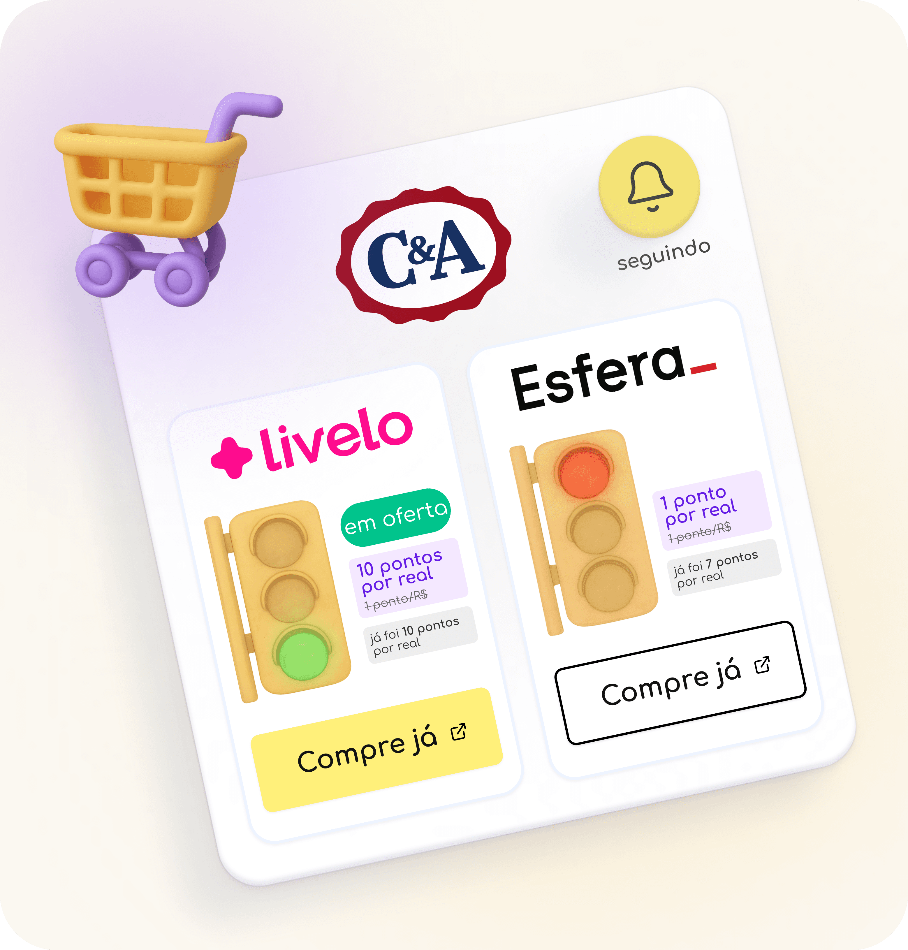 Cartão com o logo do programa Esfera em fundo preto.