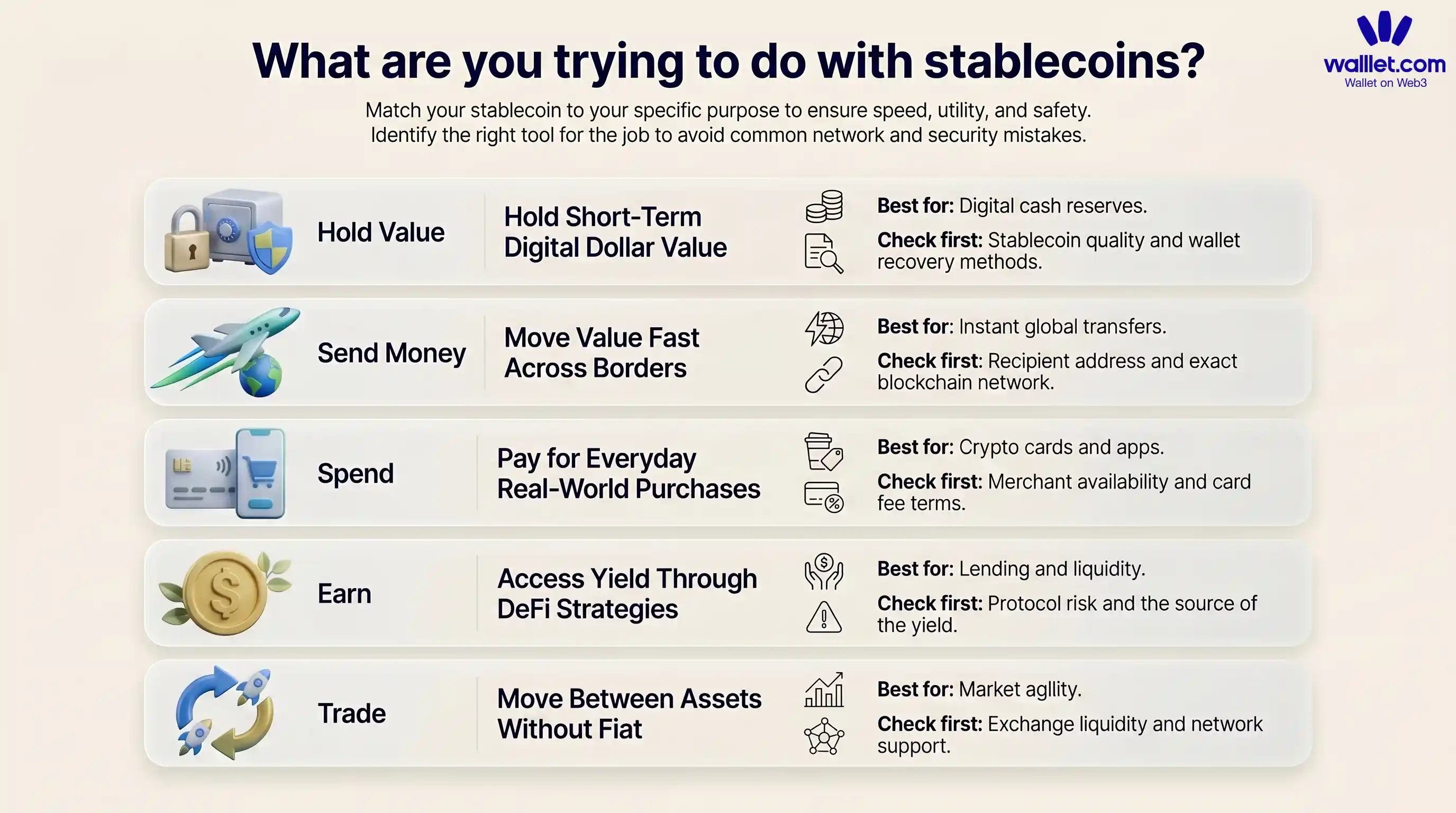 First, What Are You Trying to Do With Stablecoins?
