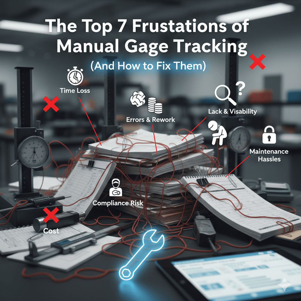 The Top 7 Frustrations of Manual Gage Tracking (And How to Fix Them)